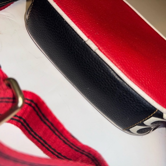 Coach Red and Black Crossbody Bag Mickey Mouse - Picture 7 of 12